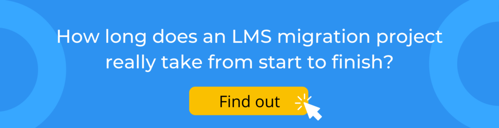 how long does LMS migration take?